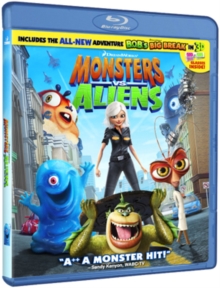 Monsters Vs Aliens, Blu-ray BluRay Monsters Vs Aliens, Blu-ray BluRay