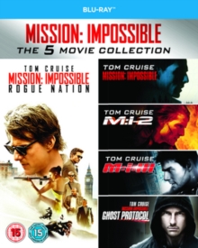 Mission: Impossible 1-5, Blu-ray BluRay Mission: Impossible 1-5, Blu-ray BluRay