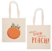 JAMES GIANT PEACH EDGE TOTE BAG, Book JAMES GIANT PEACH EDGE TOTE BAG, Book