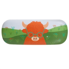 Sass & Belle Highland Cow Glasses Case