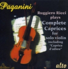 Ruggiero Ricci Plays Complete Caprices for Solo Violin
