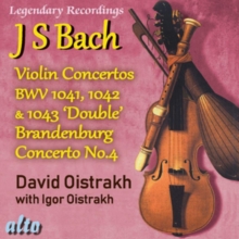 Bach: Violin Concertos (Including Brandenburg Concerto No. 4)..