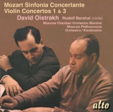 Mozart: Sinfonia Concertante/Violin Concertos 1 & 3