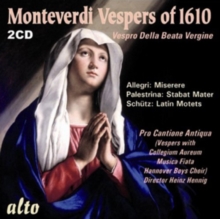 Monteverdi: Vespers of 1610/Allegri: Miserere/...