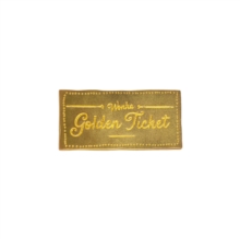 Pin Badge - Roald Dahl (Charlie) Gold Tkt