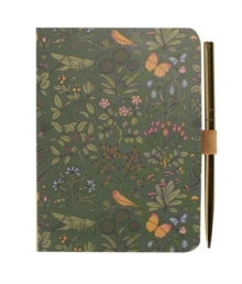A6 Notebook With Pen - ACS Voysey (Apothecary's Garden)