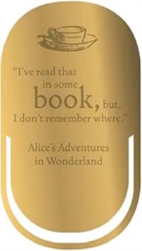 Bookmark Metal - Pulteney Press (Alice)