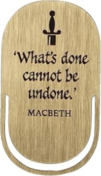 Bookmark Metal - Shakespeare (Macbeth)