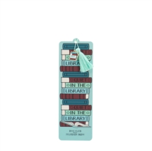 Bookmark Paper Charm & Tassel - Quiet In The Library