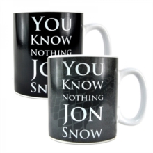 GoT - 'You Know Nothing Jon Snow' Heat Change Mug, Book GoT - 'You Know Nothing Jon Snow' Heat Change Mug, Book