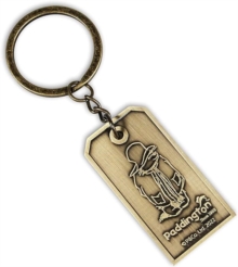Keyring Metal Boxed - Paddington Bear (Gold Tag)