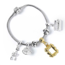 FRIENDS TV Show Charm Bracelet with four charms