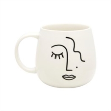 Sass & Belle Abstract Face Mug