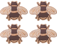 Sass & Belle Wooden Bee Coasters - Set Of 4