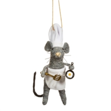 Mouse Chef Felt Decoration