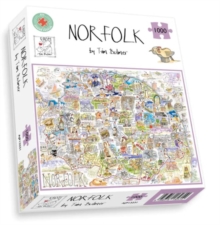 Map of Norfolk Jigsaw 1000 Piece Puzzle