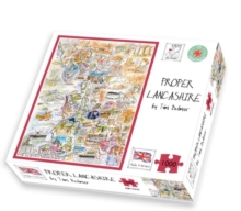 Map of Proper Lancashire Jigsaw 1000 Piece Puzzle