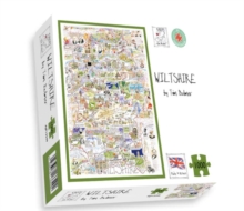 Map of Wiltshire Jigsaw 1000 Piece Puzzle