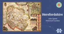 Herefordshire Historical 1610 Map 1000 Piece Puzzle