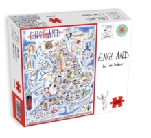 Map of England Jigsaw 1000 Piece Puzzle