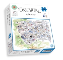 Map of Yorkshire Jigsaw 1000 Piece Puzzle