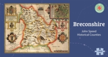 Breconshire Historical 1610 Map 1000 Piece Puzzle