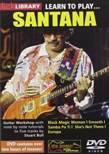 Lick Library: Learn to Play Santana, DVD DVD Lick Library: Learn to Play Santana, DVD DVD