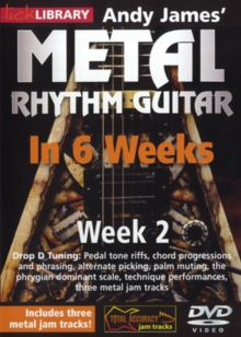 Andy James' Metal Rhythm Guitar in 6 Weeks: Week 2, DVD DVD Andy James' Metal Rhythm Guitar in 6 Weeks: Week 2, DVD DVD