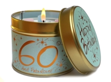 Happy Birthday 60 - Scented Tin Candle