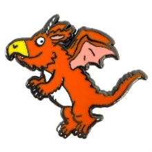 Zog Flying Left Pin Badge