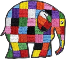 Elmer Walking Right Sew On Patch