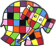 Elmer Looking Front Pin Badge