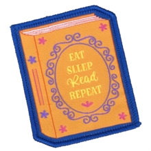 Eat Sleep Read Repeat Sew On Patch