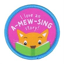 I Love An A-mew-sing Story Sew On Patch