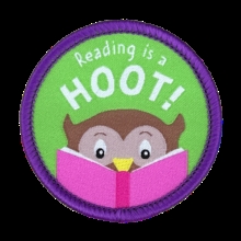 Reading Is A Hoot Sew On Patch