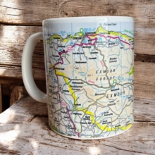OS Map Ceramic Mug - Exmoor National Park