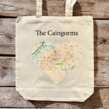 OS Map Premium Canvas Tote Bag - Cairngorms National Park