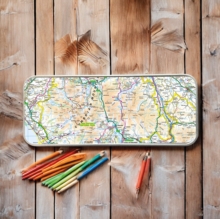 OS Map Metal Pencil Tin - Lake District National Park