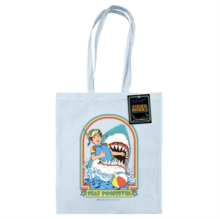 Steven Rhodes (Stay Positive) Pastel Blue Tote Bag