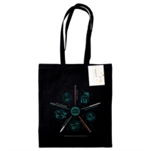 Harry Potter (Wands) Black Tote Bag