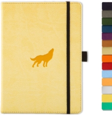 Dingbats A5 Wildlife Wolf - Cream Graph Notebook