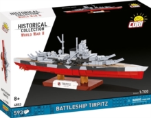 600  PCS HC WWII /4853/ Battleship TIRPITZ scale 1:700