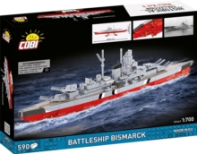 600 PCS HC  WWII /4854/ Battleship BISMARCK scale 1:700