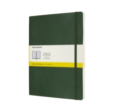 Moleskine Extra Large Squared Softcover Notebook: Myrtle Green