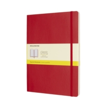 Moleskine Scarlet Red Extra Large Squared Notebook Soft, Paperback Book Moleskine Scarlet Red Extra Large Squared Notebook Soft, Paperback Book