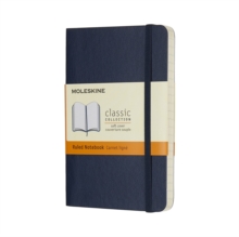 Moleskine Sapphire Blue Pocket Ruled Notebook Soft