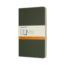 Moleskine Myrtle Green Large Ruled Cahier Journal (set Of 3)