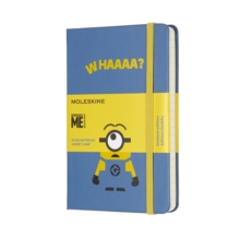 Moleskine Minions Limited Edition Blue Pocket Ruled Notebook Hard, Paperback Book Moleskine Minions Limited Edition Blue Pocket Ruled Notebook Hard, Paperback Book
