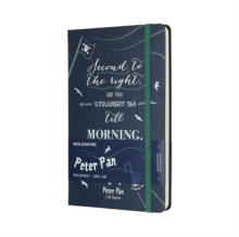 Moleskine Peter Pan Limited Edition Pirates Sapphire Blue Large Ruled Notebook Hard, Paperback Book Moleskine Peter Pan Limited Edition Pirates Sapphire Blue Large Ruled Notebook Hard, Paperback Book