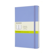 Moleskine Large Plain Hardcover Notebook : Hydrangea Blue